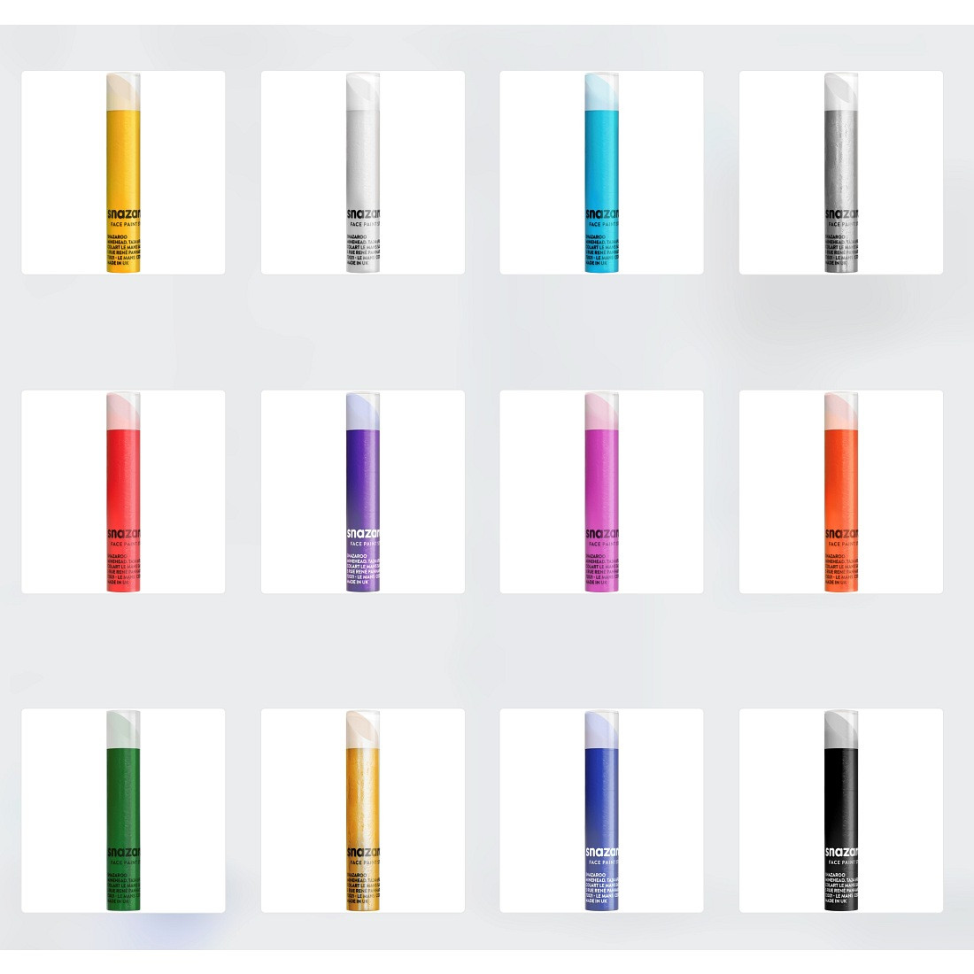 Set of face painting crayons, 12 pcs.